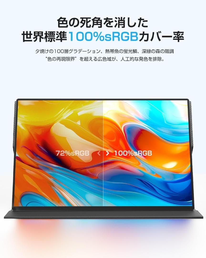 EVICIV モバイルモニター16インチ 4K IPSパネル 3840×2400