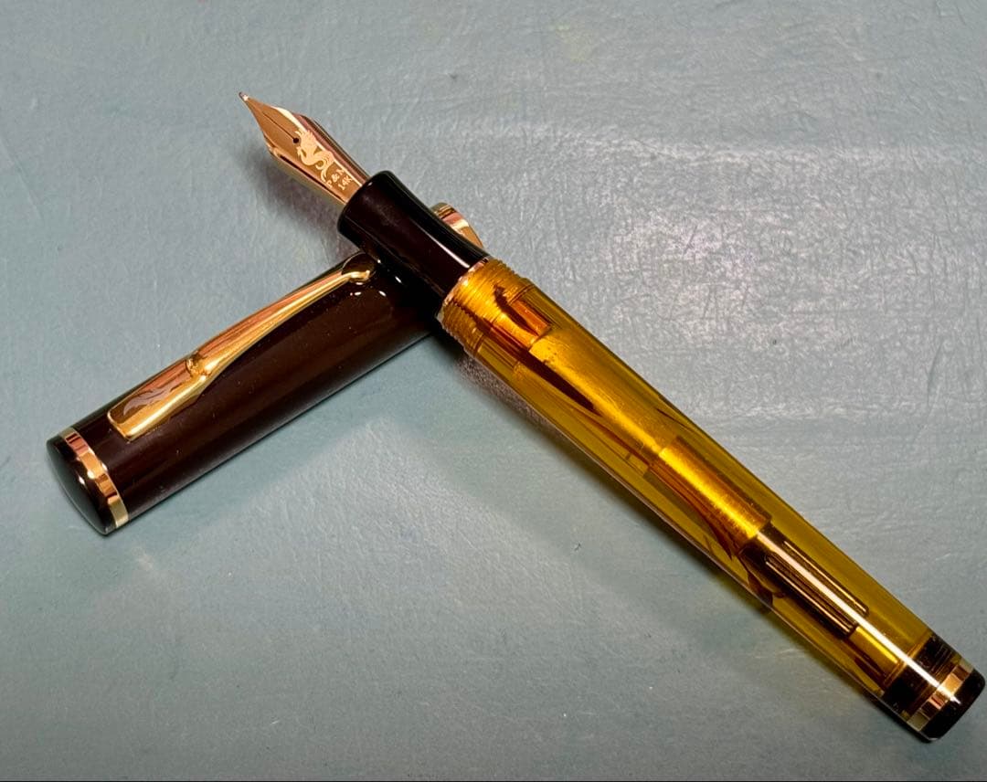 Pen and message. オリジナルContinental 14K万年筆