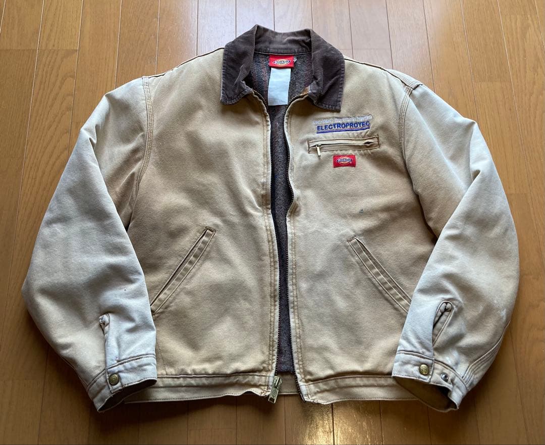 Dickies 90sデトロイトジャケット ダックLサイズ 鬼フェード