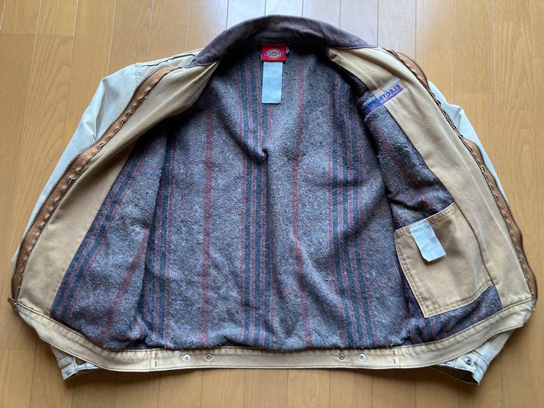 Dickies 90sデトロイトジャケット ダックLサイズ 鬼フェード