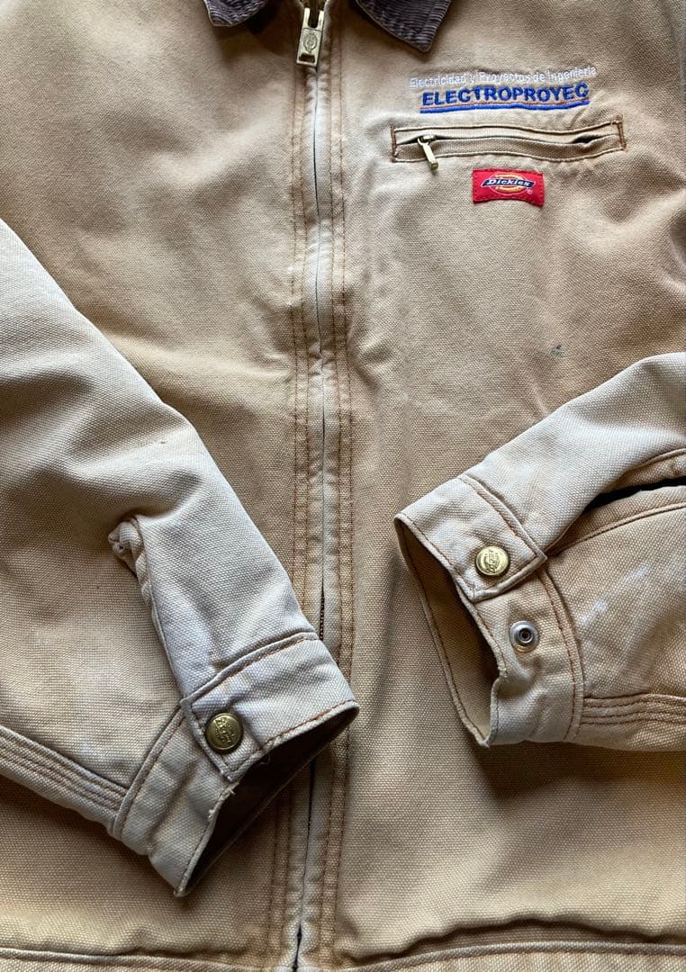 Dickies 90sデトロイトジャケット ダックLサイズ 鬼フェード