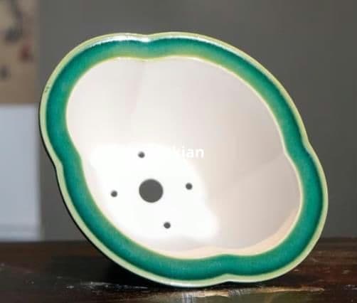 陶器鉢 海棠開片鉢 盆栽鉢 植木鉢 小品盆栽鉢 大品盆栽鉢