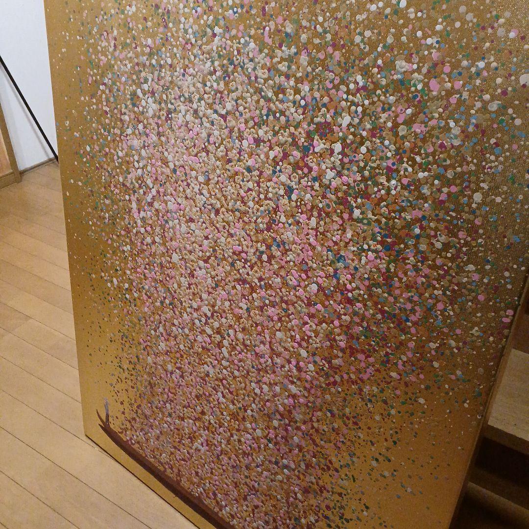 LAM　KARE　フラワーボードタッチドピクチャーアートパネル