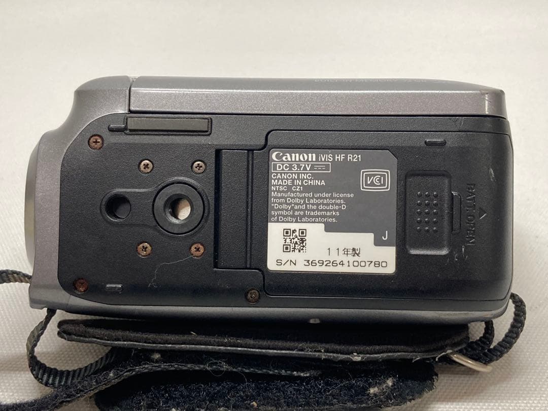 概ね美品　Canon　iVIS HF R21　ビデオカメラ　h300b106dd