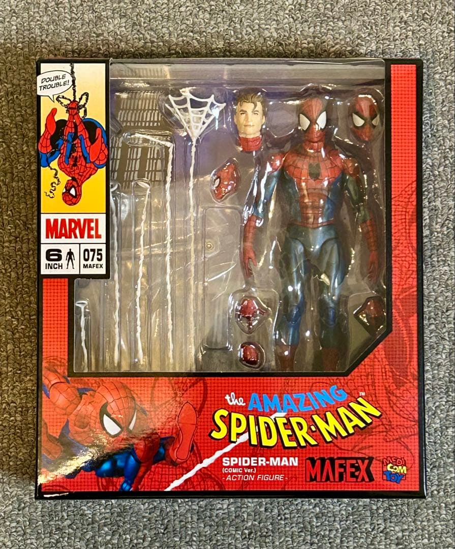 【未開封】 MAFEX 075 スパイダーマン comic ver.