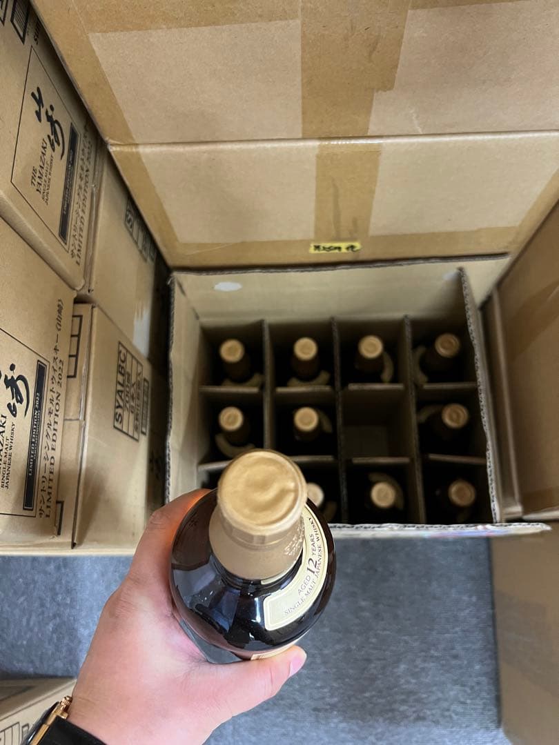 期間限定　山崎 12年 100周年ラベル　12本(元ケース)箱無