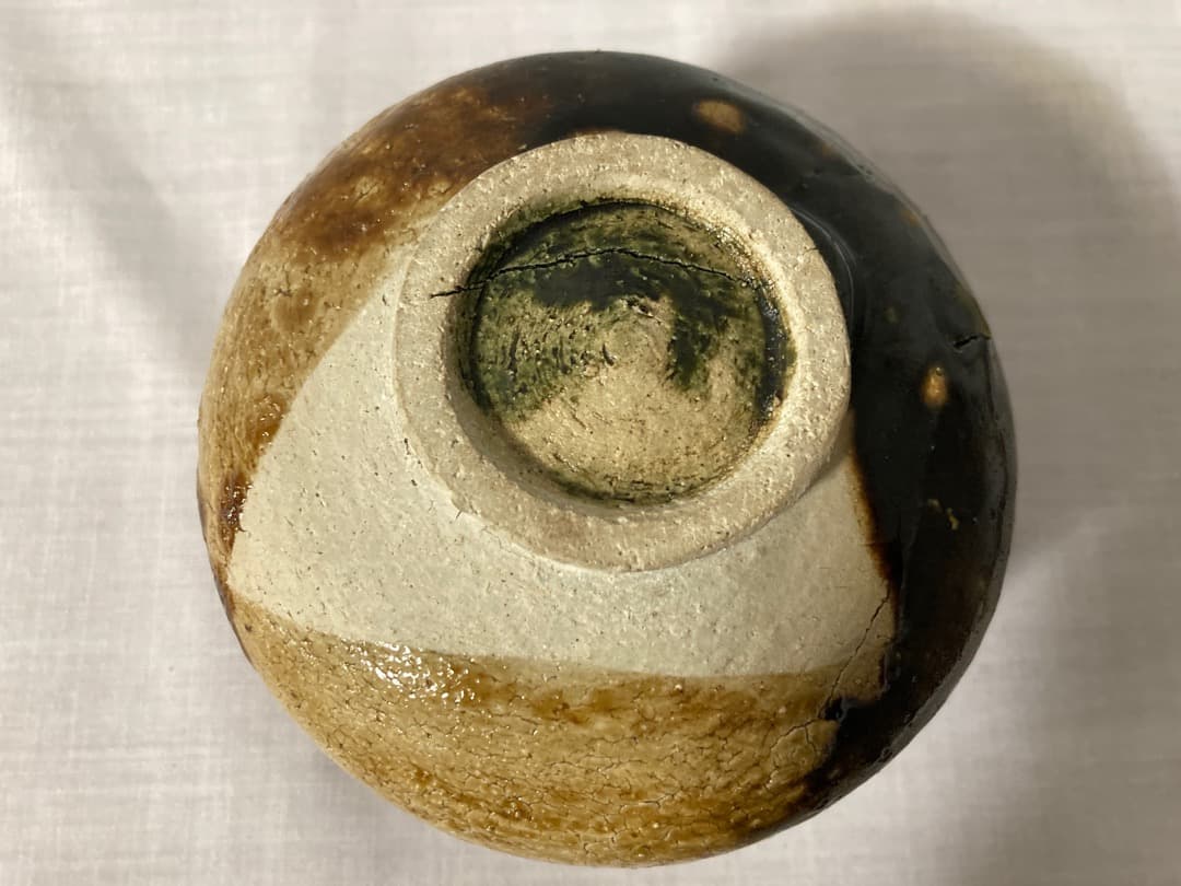 実家整理 茶道具 織部 美濃焼 茶碗