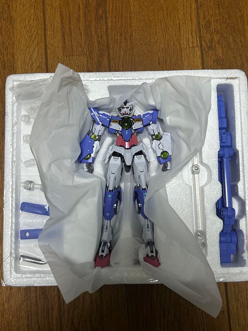 【開封品】L BUILD メタルビルド　ダブルオークアンタ フルセイバー