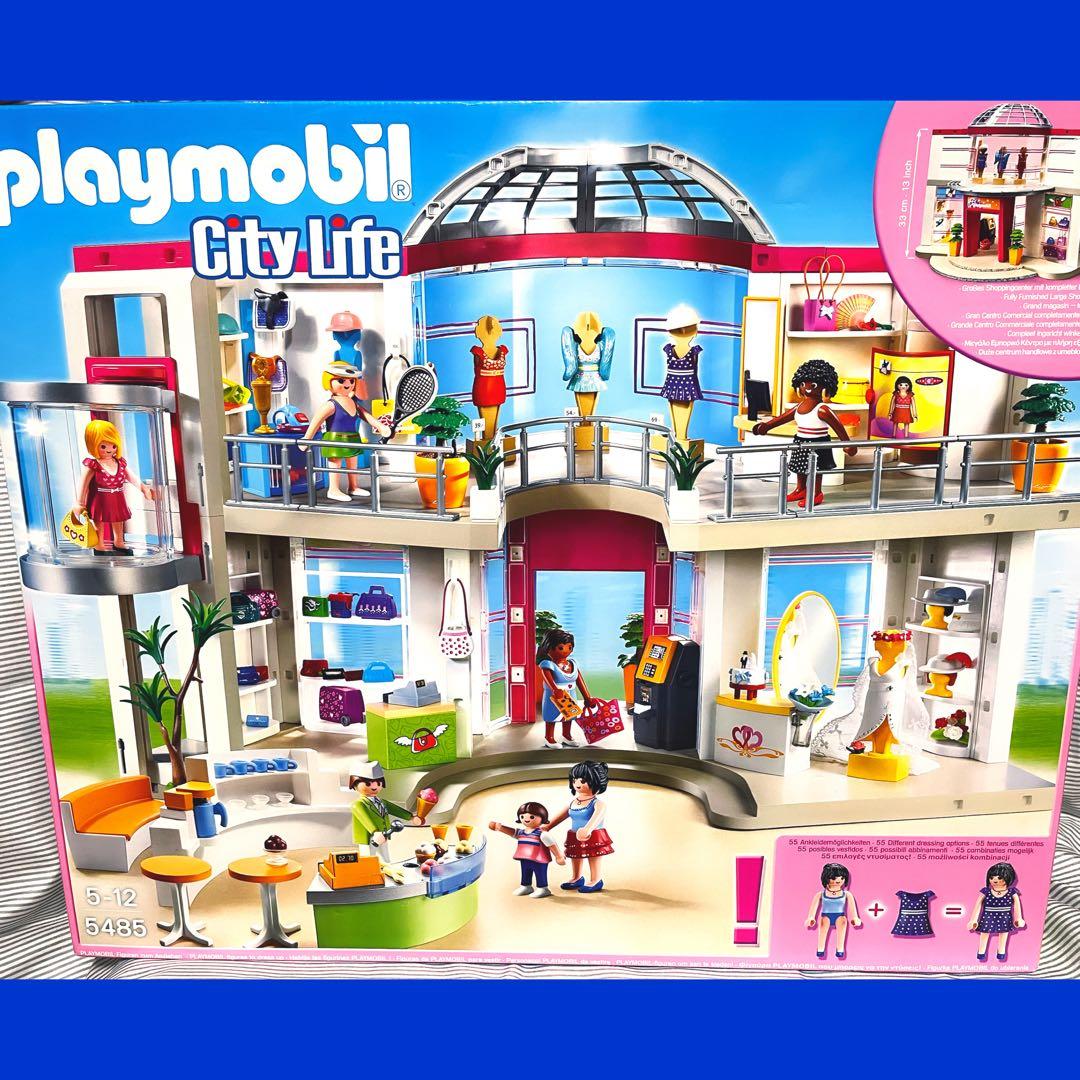 新品【プレイモービル】playmobil5485シティライフショッピングセンター