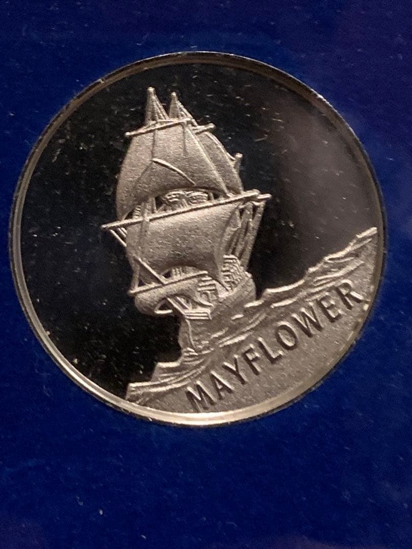 沖縄国際海洋博覧会アメリカ合衆国参加公式の記念メダル　純銀1枚　新品未使用品