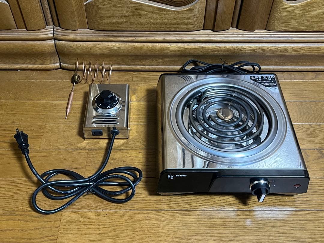 燻製　スモーカー セット　電熱器＋サーモスタットセット　※燻製器は付属しません