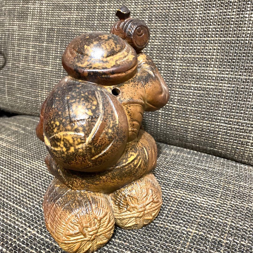 大黒天 備前焼 木村陶峰