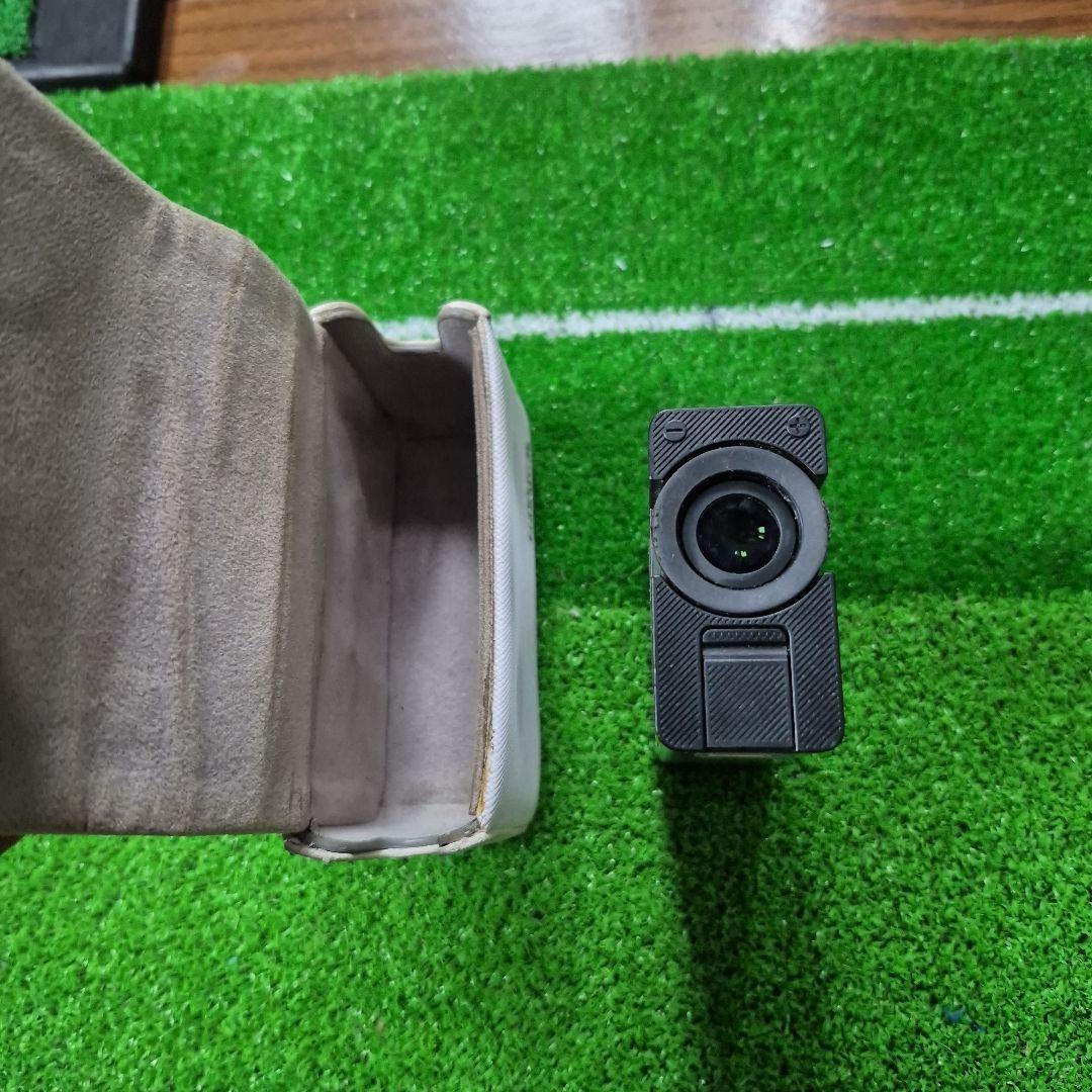 キャディートーク　CUBE ゴルフ用距離計 シルバー ケース付き