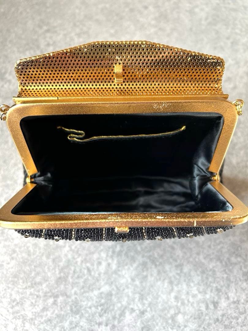 【美品・希少】Lumy はしもと　ビーズ装飾 ビーズバッグ　ヴィンテージ