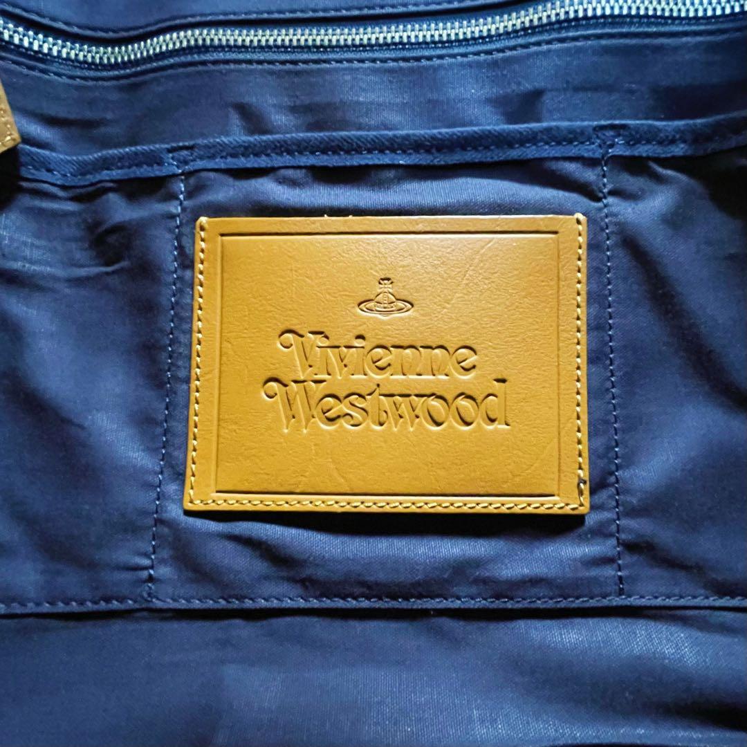 Vivienne Westwood ネイビー ビジネスバッグ