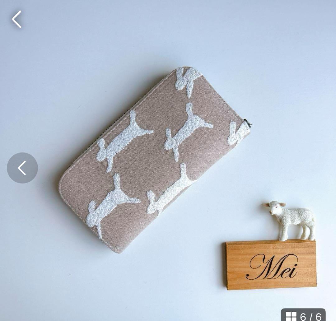☆専用☆ミナペルホネン ハンドメイド☆ラウンドファスナー長財布