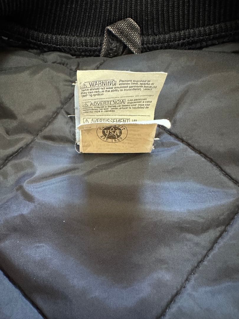 USA製 カーハート ダックベスト 希少カラー ONX Carhartt レア