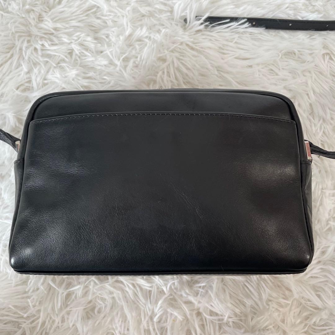 アニエスベー　レザー　アンジェル　ショルダーバッグ　カメラバッグ　牛革レザー