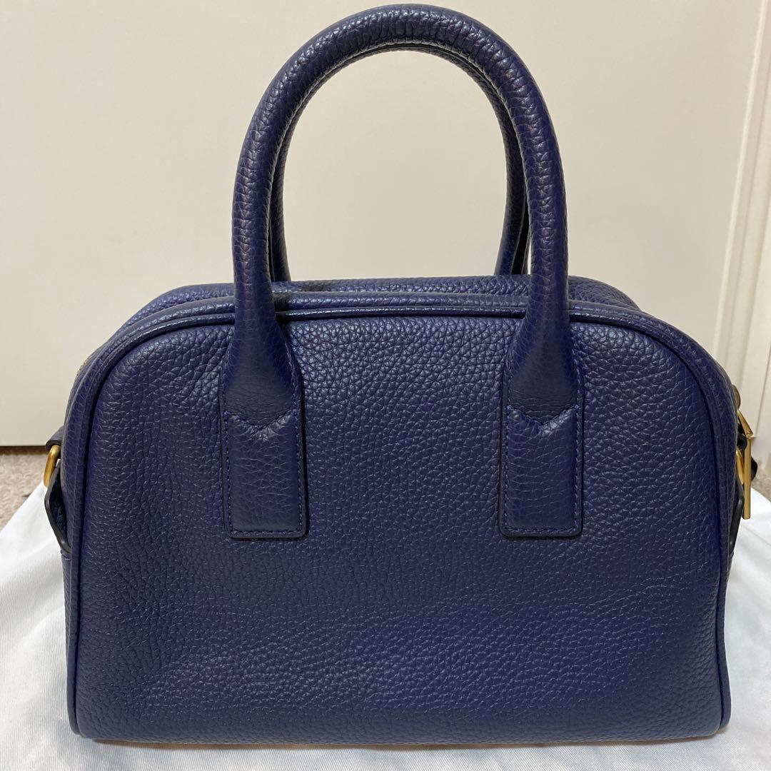 MARC JACOBS ショルダーバッグ ゴッサム レザー 2way ネイビー