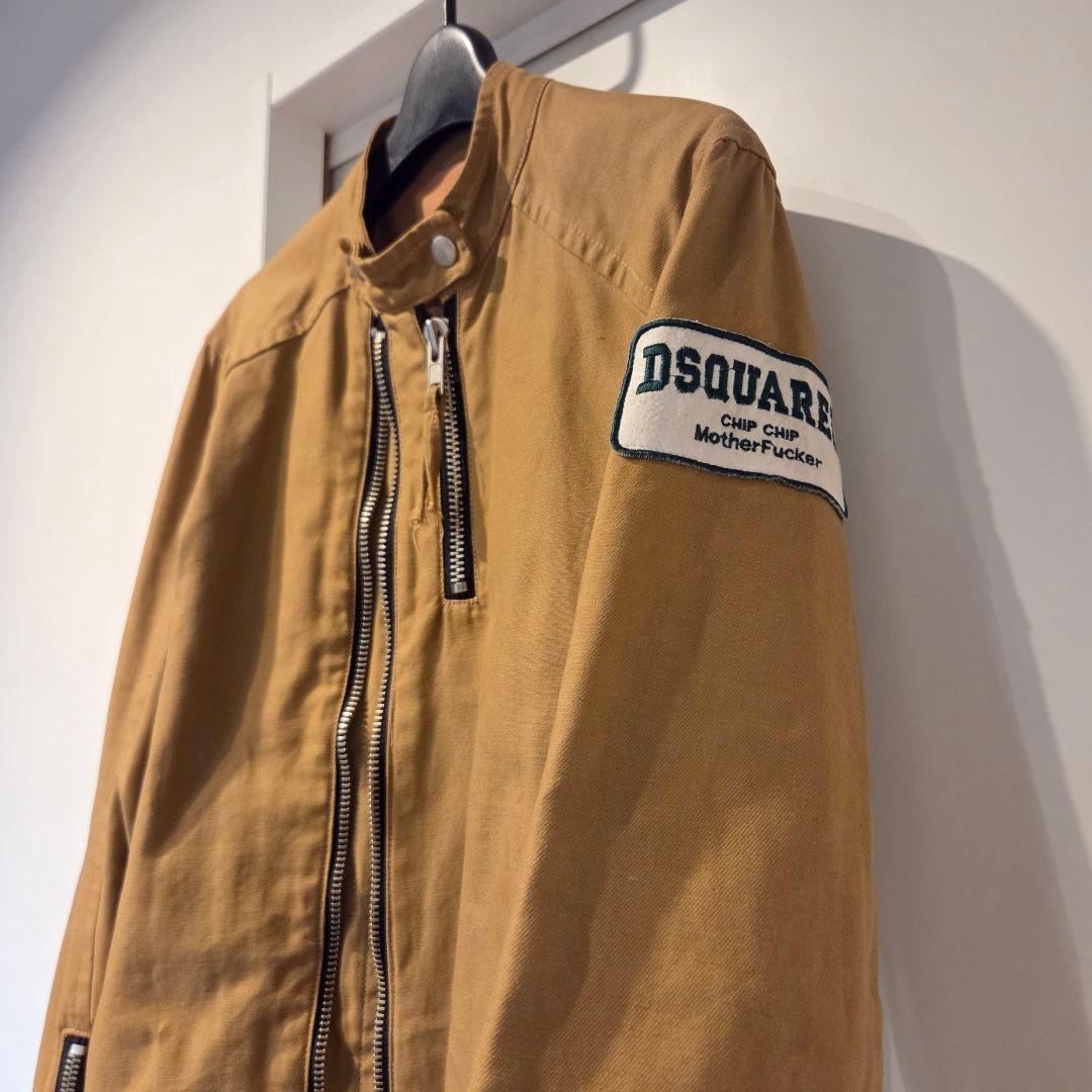 ディースクエアード シングルライダースジャケット DSQUARED2