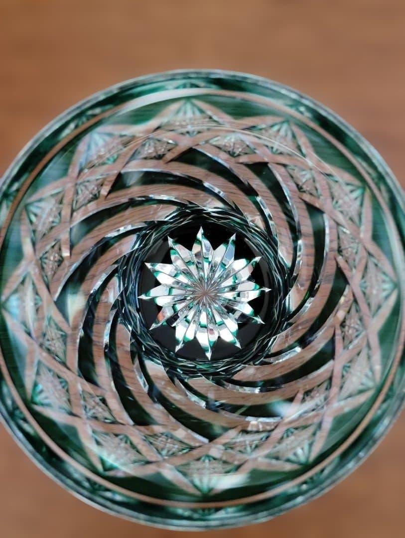 【美品】江戸切子２点　作高野秀徳