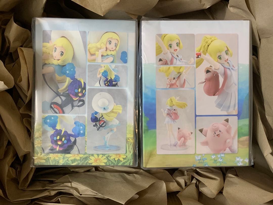 【未開封2点セット】①がんばリーリエ＆ピッピ②リーリエ＆コスモッグ フィギュア