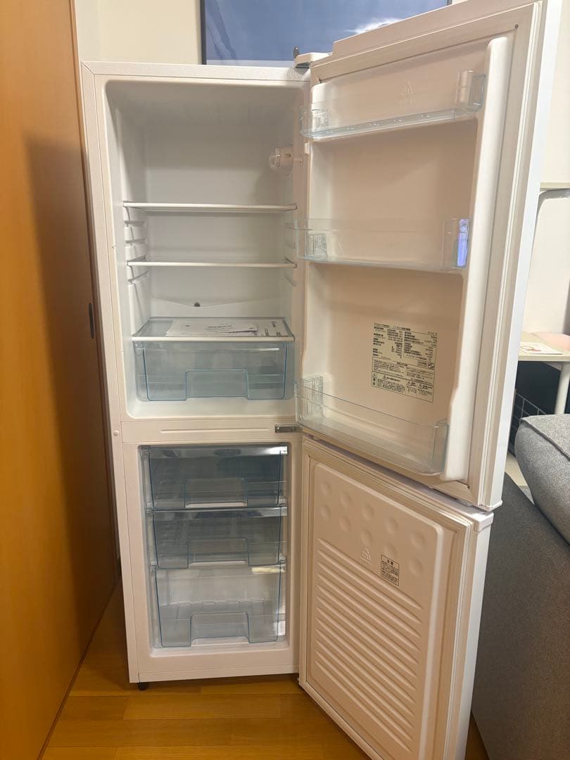 アイリスオーヤマ ノンフロン冷凍冷蔵庫 AF162-W