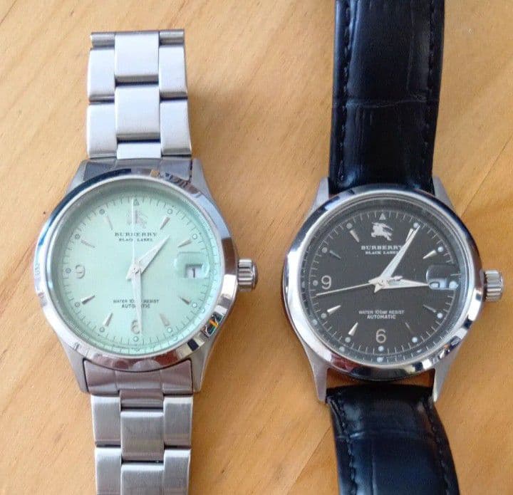 バーバリー　ブラックレーベル　腕時計　自動巻　ペアセット
