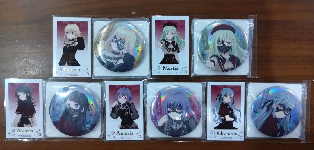 BanG Dream!　缶バッジ　フォト風カード　各10種　GiGO　バンドリ