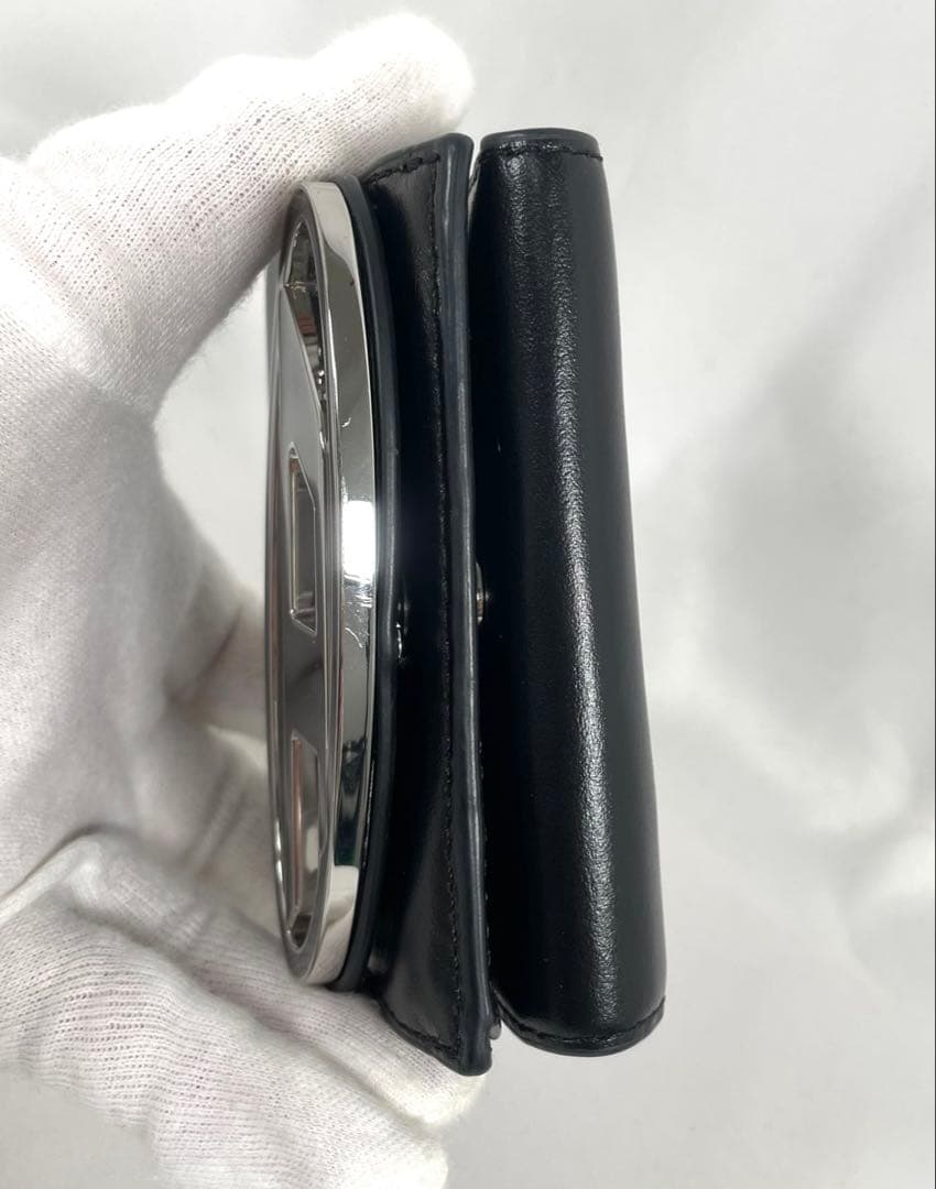 未使用に近い DIESEL ディーゼル 三つ折り財布 コンパクトウォレット