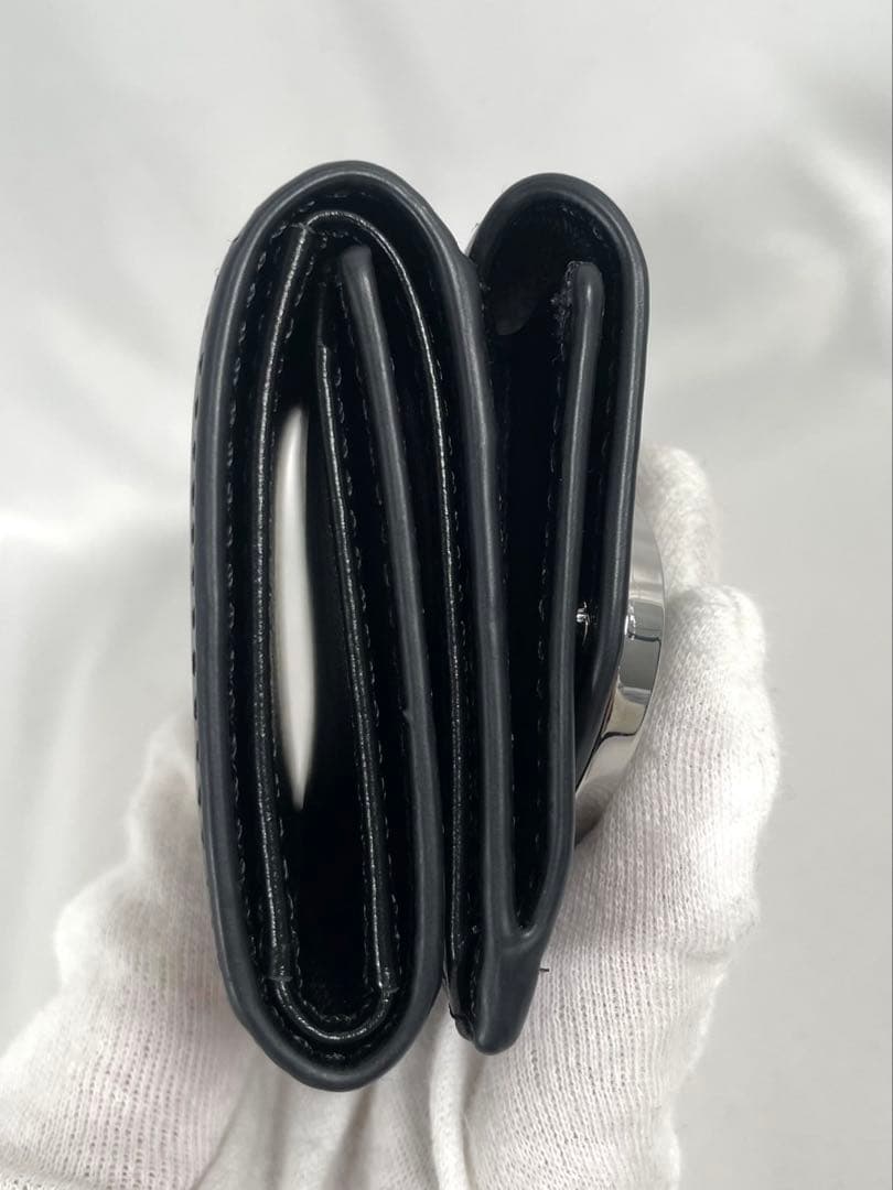 未使用に近い DIESEL ディーゼル 三つ折り財布 コンパクトウォレット