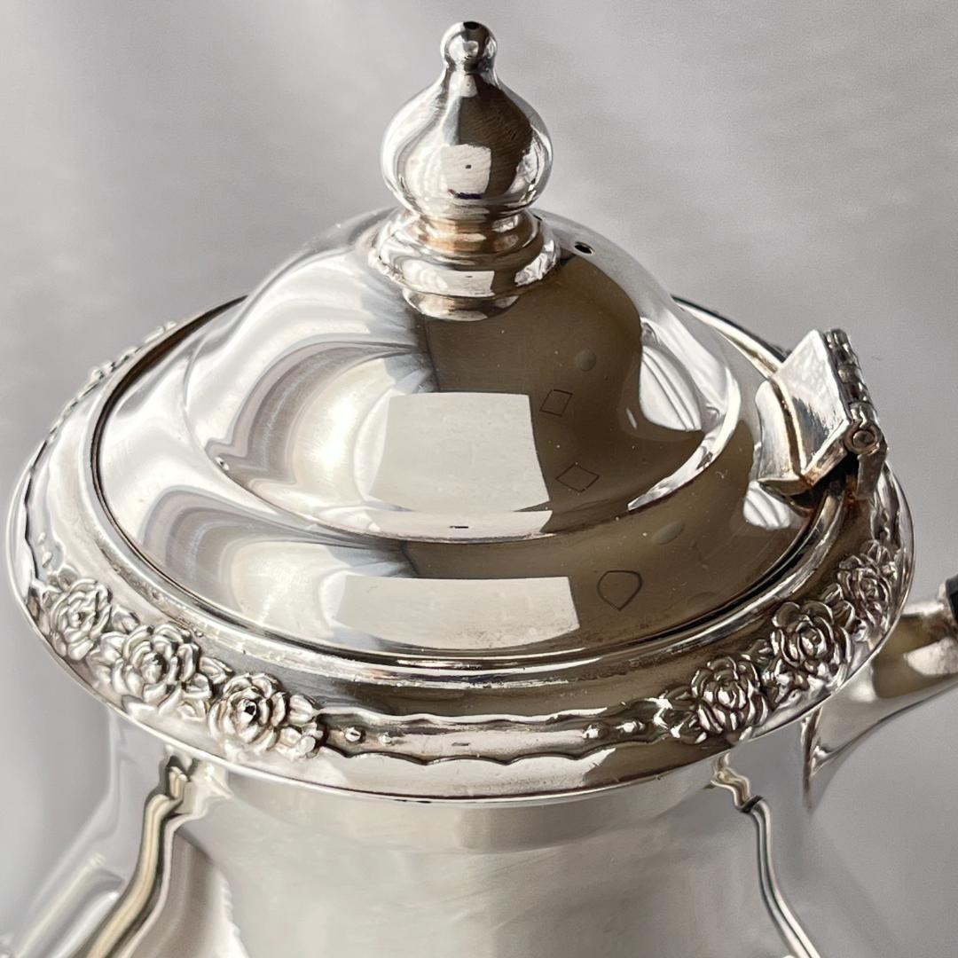 【CAMILLE】ティーサービス 5点 トレー ティーポット 薔薇のレリーフ