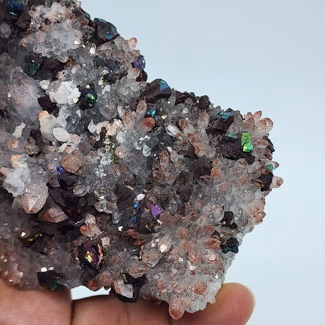 希少！キャルコパイライトクォーツ共生 原石