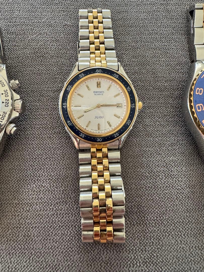 セイコー SQ100 ジャンク　おまけジャンク付き