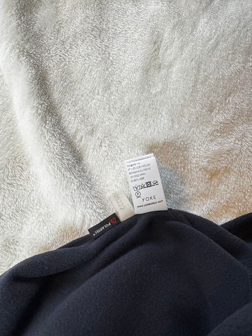 小物 YOKE / FLEECE BALACLAVA BLACK