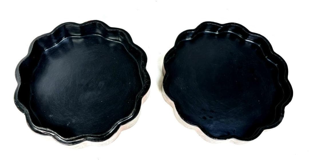 時代物 木製 唐花唐草福壽七宝塗菓子器 唐物喰籠 彩絵 沈金 描金WWWT034