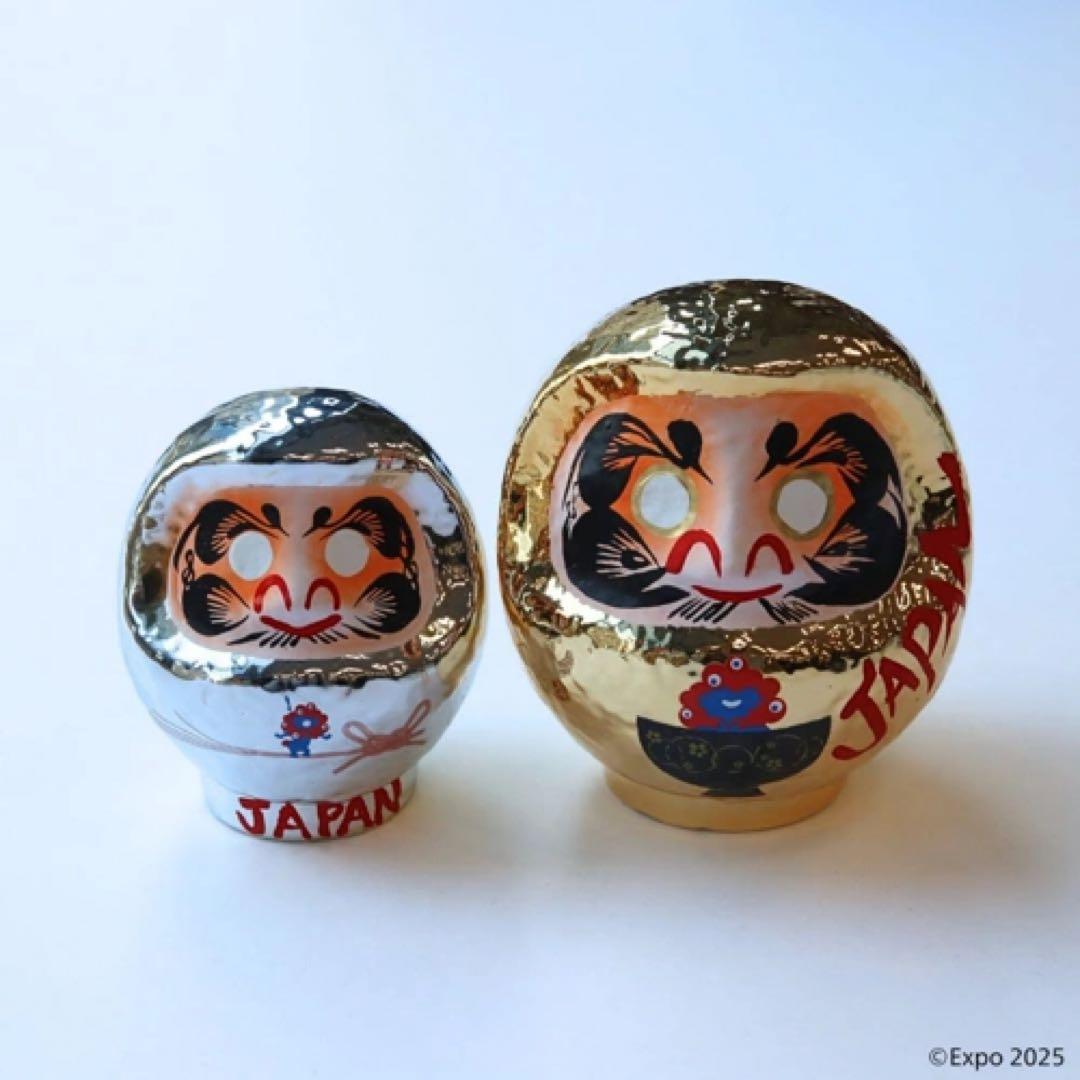 ミャクミャク 高崎だるま シルバー&ゴールド　　EXPO2025 万博