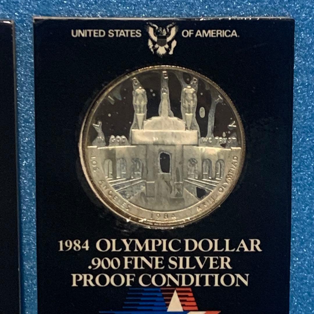 ロサンゼルスオリンピック 記念 銀貨