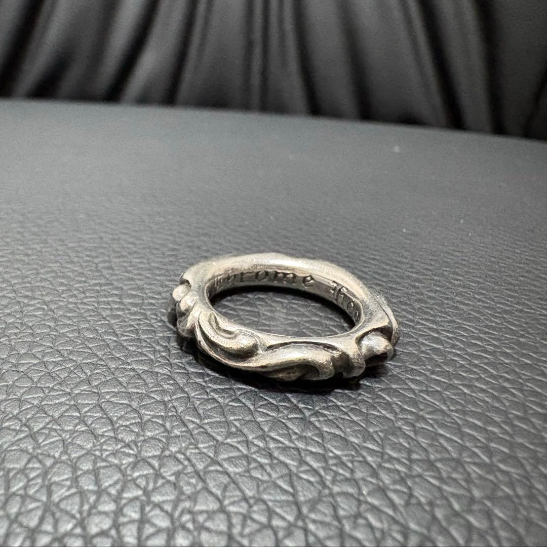 CHROME HEARTS クロムハーツ スクロールバンド リング　11号