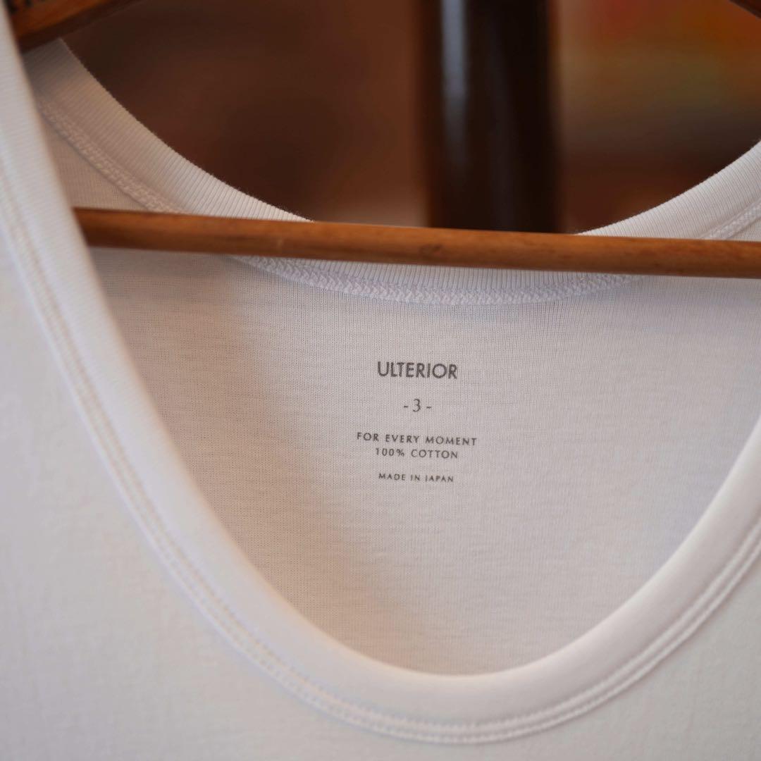 トップス ULTERIOR 25SS \"TUBULAR TANK TOP\" -WHITE-