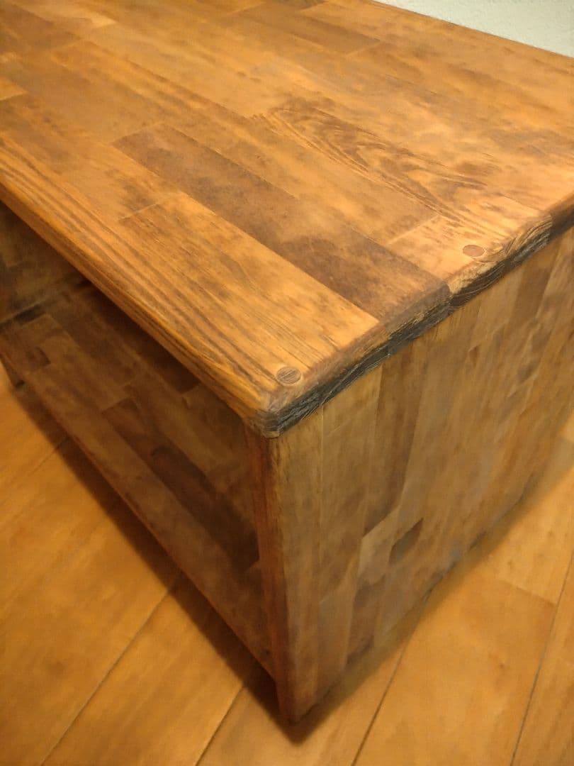 木製　ハンドメイド　オーダー　テレビ台　水槽台　ワトコオイル　シェルフ　棚