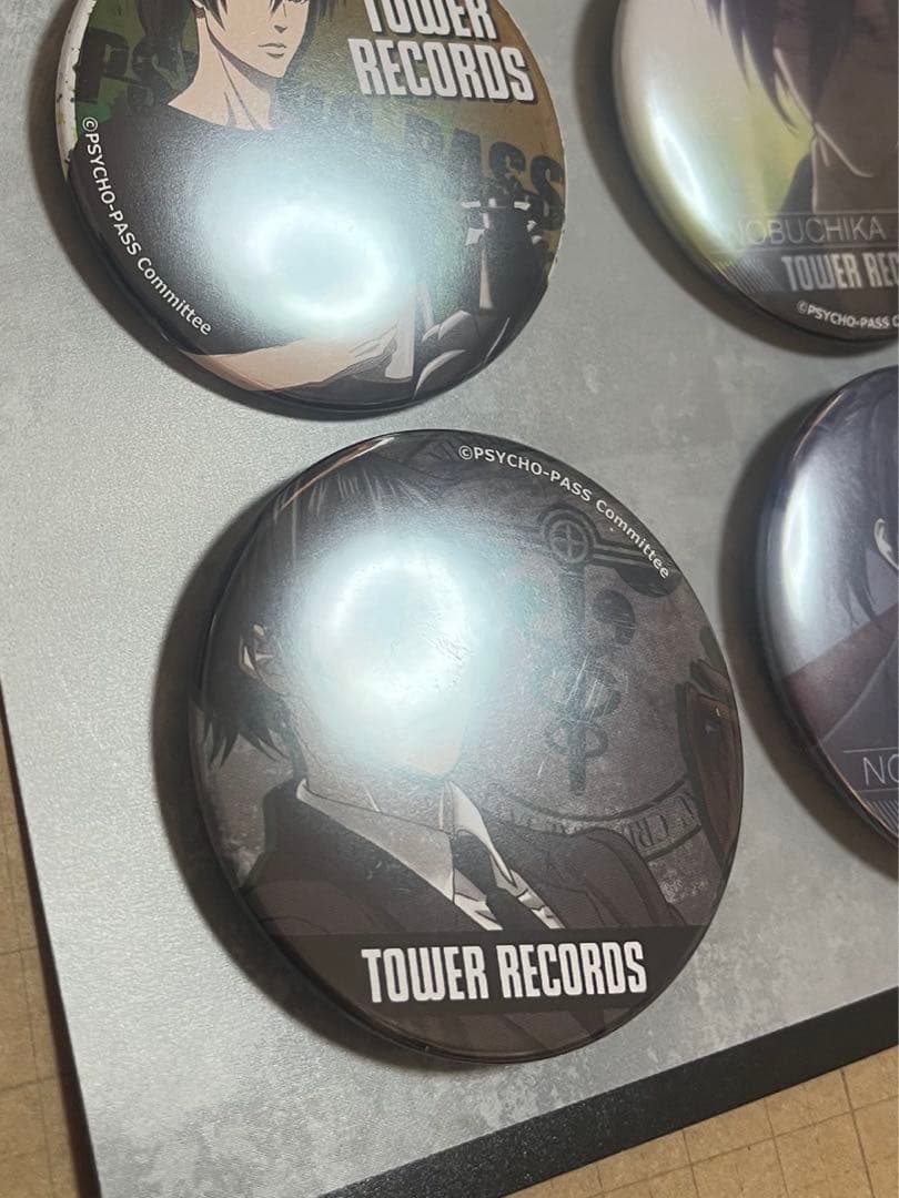 サイコパスSS タワレコカフェ 宜野座 缶バッジセット