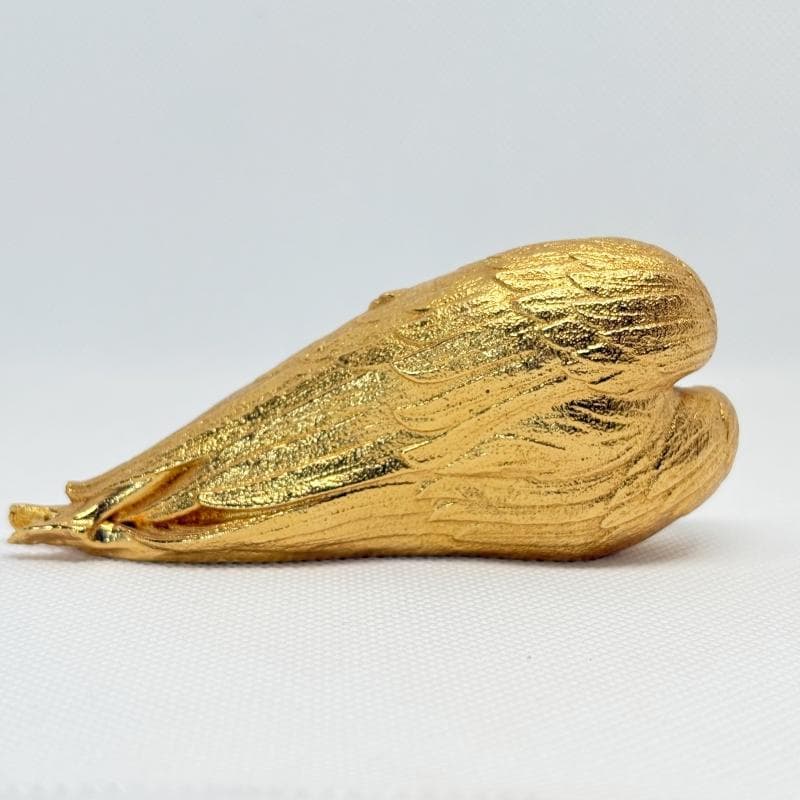 エルンスト・フックス Ernst Fuchs 守護天使 金メッキ鋳造彫刻