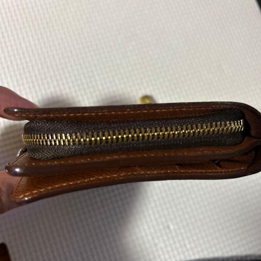 ルイヴィトン モノグラム コンパクトジップ 二つ折り財布 正規品