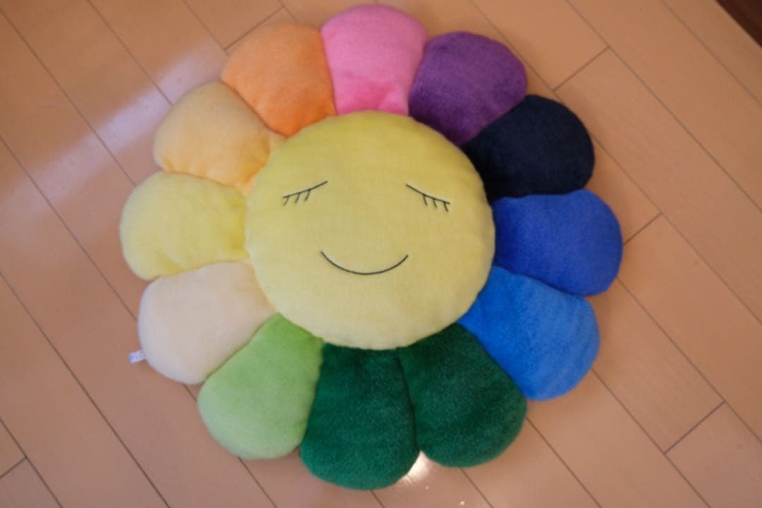 村上隆 カイカイキキ kaikai kiki フラワークッション　60cm