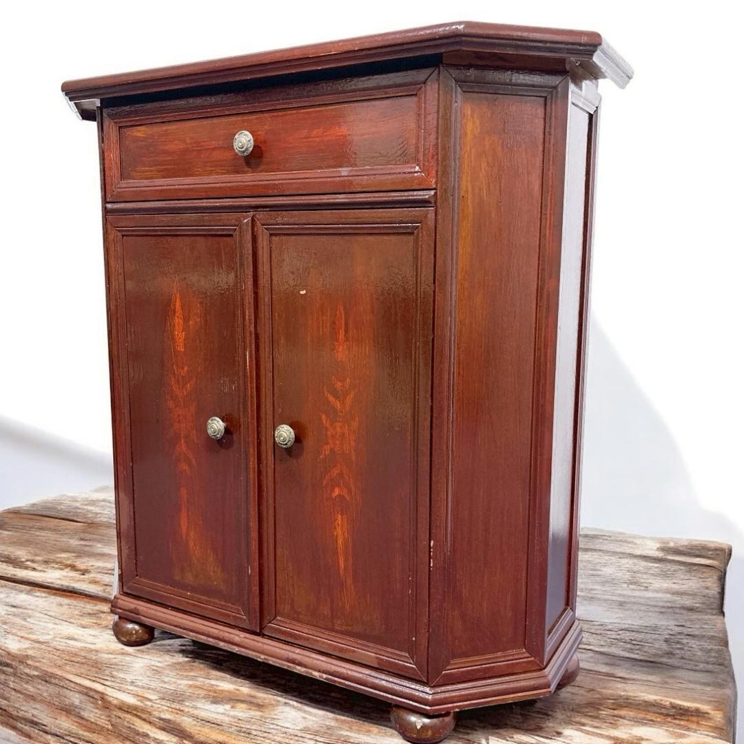 イタリア製 西洋 アンティーク家具 コンソール キャビネット 飾り棚