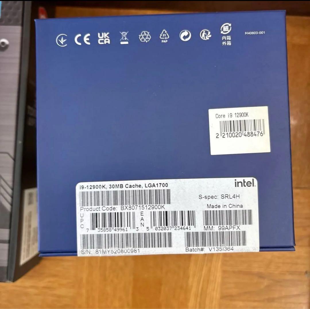 Intel Core i9-12900Kと各種おまけ　いいねより価格相談推奨！