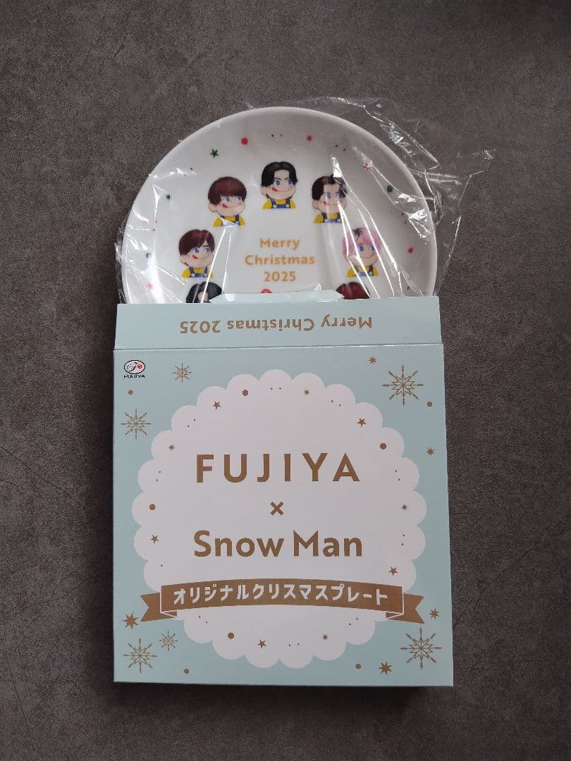 FUJIYA x  Man オリジナルクリスマスプレート