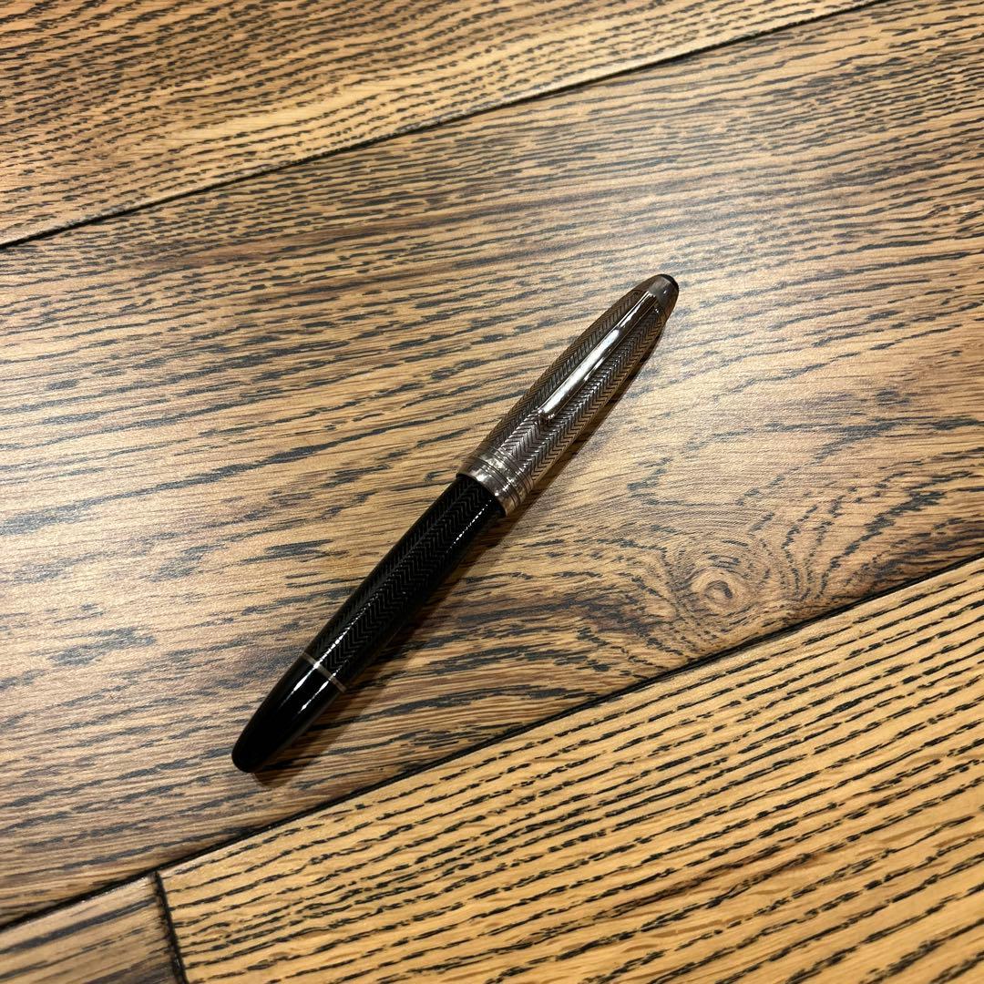 モンブラン 万年筆 ソリテール 146 ドゥエ シルバーバーリー