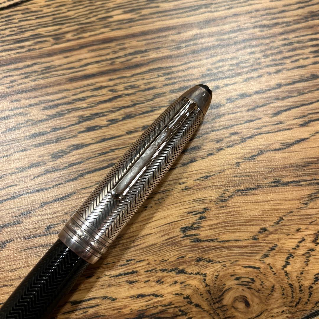 モンブラン 万年筆 ソリテール 146 ドゥエ シルバーバーリー